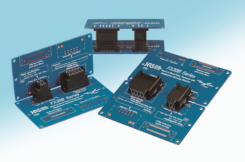 Hirose board-to-board connector family features floating alignment capability